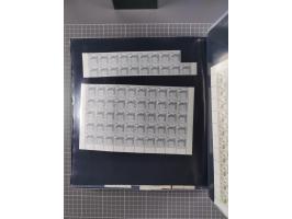 1960/75. postfrische Bogenteile der Dauerserien ab Bedeutende Deutsche, dabei Formnummern und Berlin mit u.a. Mi.-Nr. 246-49 