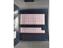 1960/75. postfrische Bogenteile der Dauerserien ab Bedeutende Deutsche, dabei Formnummern und Berlin mit u.a. Mi.-Nr. 246-49 