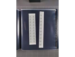 1960/75. postfrische Bogenteile der Dauerserien ab Bedeutende Deutsche, dabei Formnummern und Berlin mit u.a. Mi.-Nr. 246-49 