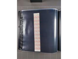 1960/75. postfrische Bogenteile der Dauerserien ab Bedeutende Deutsche, dabei Formnummern und Berlin mit u.a. Mi.-Nr. 246-49 