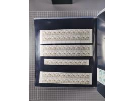 1960/75. postfrische Bogenteile der Dauerserien ab Bedeutende Deutsche, dabei Formnummern und Berlin mit u.a. Mi.-Nr. 246-49 