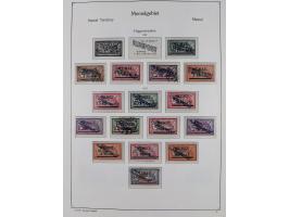 1920/23, ungebrauchte und gestempelte Sammlung mit kpl. Ausgaben, sauber auf Vordruckseiten