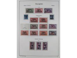 1920/23, ungebrauchte und gestempelte Sammlung mit kpl. Ausgaben, sauber auf Vordruckseiten