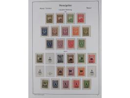 1920/23, ungebrauchte und gestempelte Sammlung mit kpl. Ausgaben, sauber auf Vordruckseiten