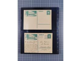 Frankfurt: 1900/89, interessante Sammlung von Bild-Ganzsachen und Ganzsachen mit Zudrucken aus Frankfurt, ungebraucht und geb