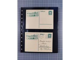 Frankfurt: 1900/89, interessante Sammlung von Bild-Ganzsachen und Ganzsachen mit Zudrucken aus Frankfurt, ungebraucht und geb