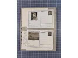 Frankfurt: 1900/89, interessante Sammlung von Bild-Ganzsachen und Ganzsachen mit Zudrucken aus Frankfurt, ungebraucht und geb