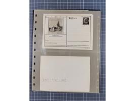 Frankfurt: 1900/89, interessante Sammlung von Bild-Ganzsachen und Ganzsachen mit Zudrucken aus Frankfurt, ungebraucht und geb