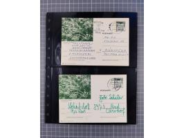 Frankfurt: 1900/89, interessante Sammlung von Bild-Ganzsachen und Ganzsachen mit Zudrucken aus Frankfurt, ungebraucht und geb