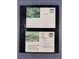 Frankfurt: 1900/89, interessante Sammlung von Bild-Ganzsachen und Ganzsachen mit Zudrucken aus Frankfurt, ungebraucht und geb