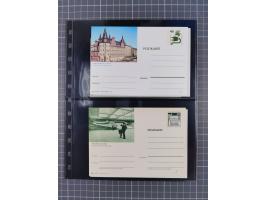 Frankfurt: 1900/89, interessante Sammlung von Bild-Ganzsachen und Ganzsachen mit Zudrucken aus Frankfurt, ungebraucht und geb