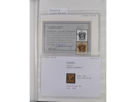 1800/1980(ca.), reichhaltige gestempelte Partie mit Marken und vielen Briefen (meist bis 1900) in 7 Steckbüchern und 2 Ordner