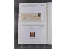 1800/1980(ca.), reichhaltige gestempelte Partie mit Marken und vielen Briefen (meist bis 1900) in 7 Steckbüchern und 2 Ordner