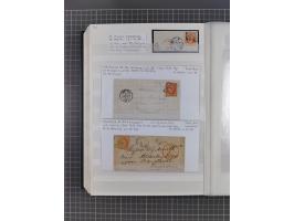 1800/1980(ca.), reichhaltige gestempelte Partie mit Marken und vielen Briefen (meist bis 1900) in 7 Steckbüchern und 2 Ordner