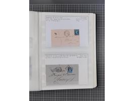 1800/1980(ca.), reichhaltige gestempelte Partie mit Marken und vielen Briefen (meist bis 1900) in 7 Steckbüchern und 2 Ordner