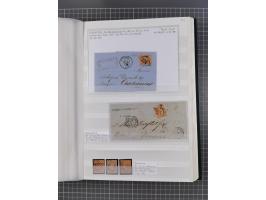 1800/1980(ca.), reichhaltige gestempelte Partie mit Marken und vielen Briefen (meist bis 1900) in 7 Steckbüchern und 2 Ordner