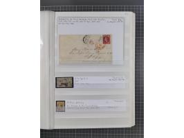 1800/1980(ca.), reichhaltige gestempelte Partie mit Marken und vielen Briefen (meist bis 1900) in 7 Steckbüchern und 2 Ordner