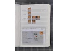 1800/1980(ca.), reichhaltige gestempelte Partie mit Marken und vielen Briefen (meist bis 1900) in 7 Steckbüchern und 2 Ordner