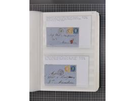 1800/1980(ca.), reichhaltige gestempelte Partie mit Marken und vielen Briefen (meist bis 1900) in 7 Steckbüchern und 2 Ordner