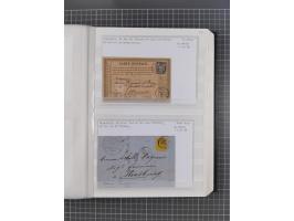 1800/1980(ca.), reichhaltige gestempelte Partie mit Marken und vielen Briefen (meist bis 1900) in 7 Steckbüchern und 2 Ordner