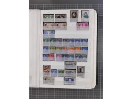 1800/1980(ca.), reichhaltige gestempelte Partie mit Marken und vielen Briefen (meist bis 1900) in 7 Steckbüchern und 2 Ordner