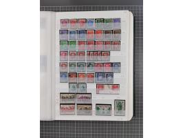 1800/1980(ca.), reichhaltige gestempelte Partie mit Marken und vielen Briefen (meist bis 1900) in 7 Steckbüchern und 2 Ordner