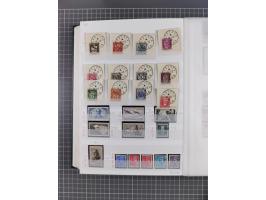 1800/1980(ca.), reichhaltige gestempelte Partie mit Marken und vielen Briefen (meist bis 1900) in 7 Steckbüchern und 2 Ordner