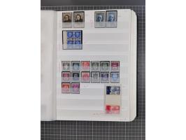 1800/1980(ca.), reichhaltige gestempelte Partie mit Marken und vielen Briefen (meist bis 1900) in 7 Steckbüchern und 2 Ordner