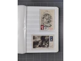 1800/1980(ca.), reichhaltige gestempelte Partie mit Marken und vielen Briefen (meist bis 1900) in 7 Steckbüchern und 2 Ordner