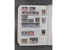 1800/1980(ca.), reichhaltige gestempelte Partie mit Marken und vielen Briefen (meist bis 1900) in 7 Steckbüchern und 2 Ordner