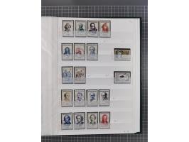 1800/1980(ca.), reichhaltige gestempelte Partie mit Marken und vielen Briefen (meist bis 1900) in 7 Steckbüchern und 2 Ordner