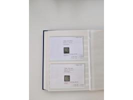 Baden bis Taxis, ungebrauchte und gestempelte Sammlungsbestand, jedes Stück mit ausführlicher Beschriftung auf Karten montier