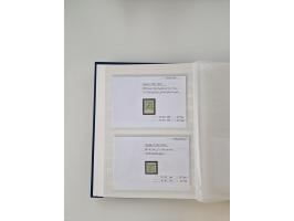 Baden bis Taxis, ungebrauchte und gestempelte Sammlungsbestand, jedes Stück mit ausführlicher Beschriftung auf Karten montier