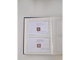 Baden bis Taxis, ungebrauchte und gestempelte Sammlungsbestand, jedes Stück mit ausführlicher Beschriftung auf Karten montier