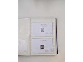 Baden bis Taxis, ungebrauchte und gestempelte Sammlungsbestand, jedes Stück mit ausführlicher Beschriftung auf Karten montier