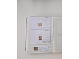 Baden bis Taxis, ungebrauchte und gestempelte Sammlungsbestand, jedes Stück mit ausführlicher Beschriftung auf Karten montier