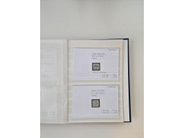 Baden bis Taxis, ungebrauchte und gestempelte Sammlungsbestand, jedes Stück mit ausführlicher Beschriftung auf Karten montier