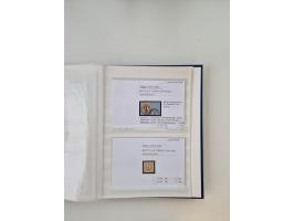 Baden bis Taxis, ungebrauchte und gestempelte Sammlungsbestand, jedes Stück mit ausführlicher Beschriftung auf Karten montier