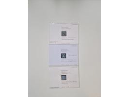 Baden bis Taxis, ungebrauchte und gestempelte Sammlungsbestand, jedes Stück mit ausführlicher Beschriftung auf Karten montier