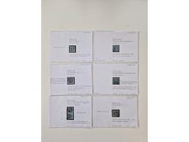 Baden bis Taxis, ungebrauchte und gestempelte Sammlungsbestand, jedes Stück mit ausführlicher Beschriftung auf Karten montier