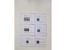 Baden bis Taxis, ungebrauchte und gestempelte Sammlungsbestand, jedes Stück mit ausführlicher Beschriftung auf Karten montier