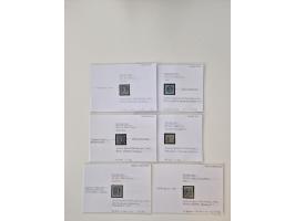 Baden bis Taxis, ungebrauchte und gestempelte Sammlungsbestand, jedes Stück mit ausführlicher Beschriftung auf Karten montier