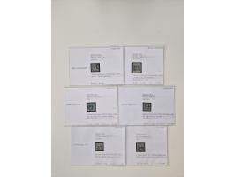 Baden bis Taxis, ungebrauchte und gestempelte Sammlungsbestand, jedes Stück mit ausführlicher Beschriftung auf Karten montier