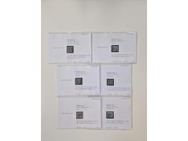 Baden bis Taxis, ungebrauchte und gestempelte Sammlungsbestand, jedes Stück mit ausführlicher Beschriftung auf Karten montier