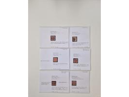 Baden bis Taxis, ungebrauchte und gestempelte Sammlungsbestand, jedes Stück mit ausführlicher Beschriftung auf Karten montier