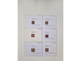 Baden bis Taxis, ungebrauchte und gestempelte Sammlungsbestand, jedes Stück mit ausführlicher Beschriftung auf Karten montier