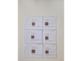 Baden bis Taxis, ungebrauchte und gestempelte Sammlungsbestand, jedes Stück mit ausführlicher Beschriftung auf Karten montier