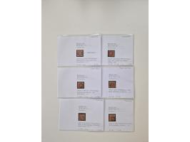 Baden bis Taxis, ungebrauchte und gestempelte Sammlungsbestand, jedes Stück mit ausführlicher Beschriftung auf Karten montier