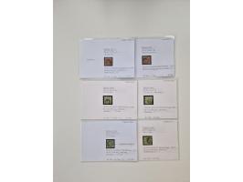 Baden bis Taxis, ungebrauchte und gestempelte Sammlungsbestand, jedes Stück mit ausführlicher Beschriftung auf Karten montier