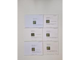 Baden bis Taxis, ungebrauchte und gestempelte Sammlungsbestand, jedes Stück mit ausführlicher Beschriftung auf Karten montier